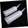BIUDECO 5pcs Hairdressing Scale Applicator Bottles Graduated Measurement Small Shampoo