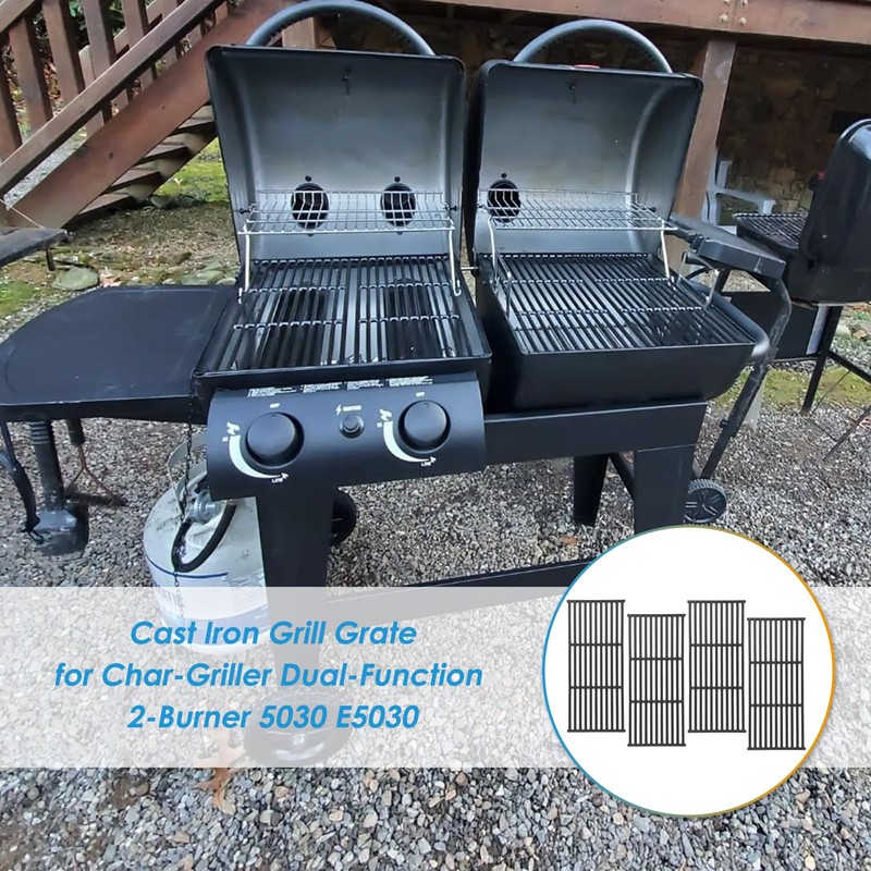 BBQration 17 11/16" Grill Grate for Char Griller E5030 Dual