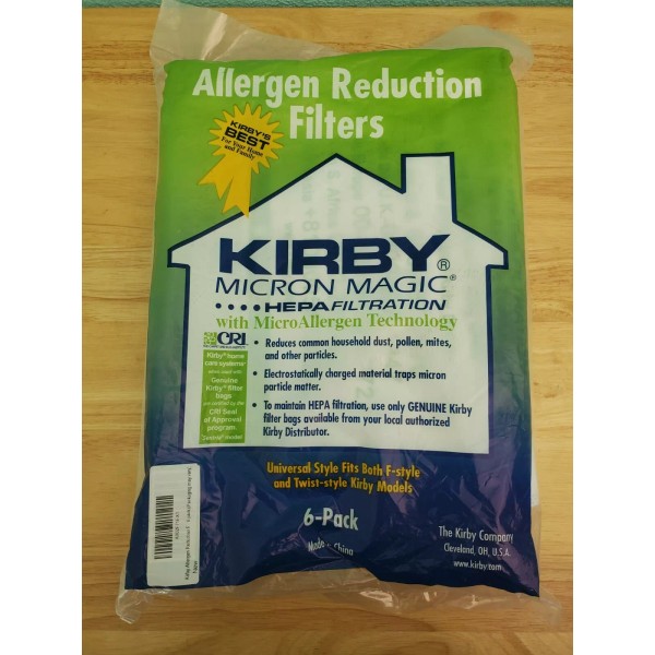 Universal Kirby Vacuum Allergen Reduction Hepa Filters Universal F Twist