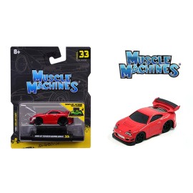 Muscle Machines 1:64 1995 Toyota Supra (MK4) Limited Edition – Red