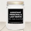 You Nique Designs Funny Assistant Principal Gifts 8oz Candle Gift