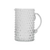 Creative Co-Op Hand Blown Glass Hobnail Pitcher, Clear