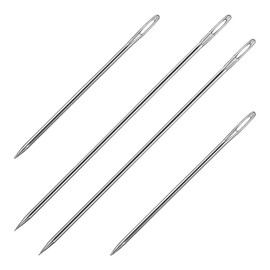Set of 4 Darning Needles with Large Eye Embroidery Needles Sewing Needles with Large Eye Darning Needles Set Hand Sewing Needles Large Eye Needle Embroidery Needles Large Eye Needles Pointed Large for