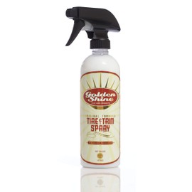 GOLDEN SHINE Tire and Trim Spray Shine, 16 Ounce Bottle 17016