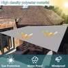 Sun Sail Waterproof, Rectangular 2x4m, Sun Protection Patio, UV Protection,