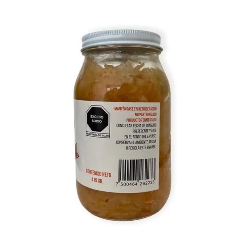 Chucrut Estilo Coreano Kimchi Col Fermentada 415g Kol