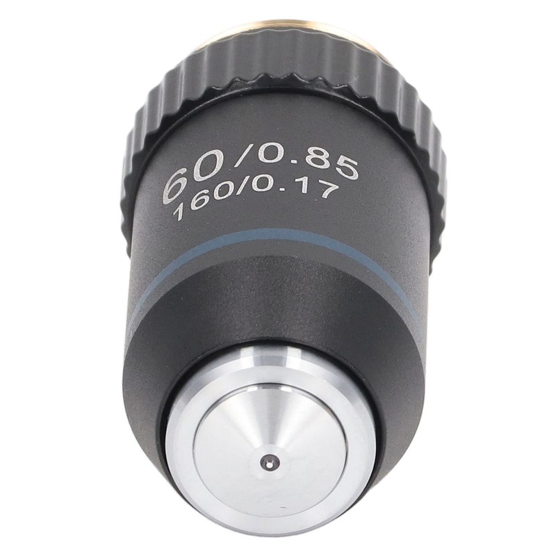 60X Achromatic Objective Brass Microscope Objective Lens with Interface 20.2mm