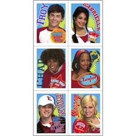 Party America High School Musical Stickers 4 Sheets