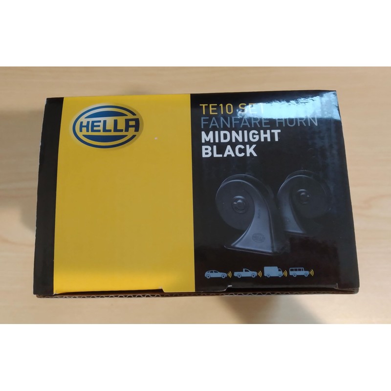 [Germany HELLA/Heller Corporation] Midnight Black Twin Tone Horn Set 3FH