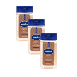 Vaseline Gel de aceite reabastecedor de cacao radiante con manteca de cacao pura, tamaño de viaje, 1.69 onzas líquidas, paquete de 3