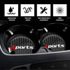 TSUGAMI Car Cup Holder Coaster, 2 PCS Carbon Fiber Non-Slip