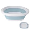 Admygo Thickened Collapsible Washing Up Bowl, Space Saving Camping Sink