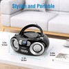 MEGATEK Portable CD Boombox with FM Stereo Radio, Bluetooth, USB