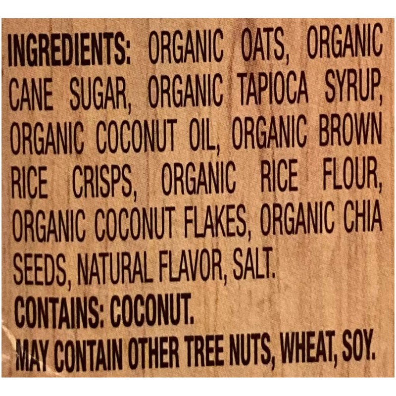 Simply Nature Coconut Chia Granola Cereal, Organic, 12.3 oz