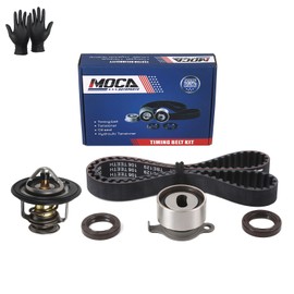 MOCA Timing Belt Kit Thermostat Housing Assembly Fit 1995 for Honda Civic 1.5L & 93-95 for Honda Civic del Sol 1.5L