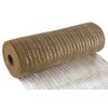 AVANAVA 10 Inch x 10 Yard Metallic Deco Mesh Poly