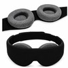 3D Contoured Sleep Mask with Deep Eye Cups, Light-Blocking Memory