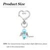 Something Blue Gifts for Bride to be White Blue Keychain