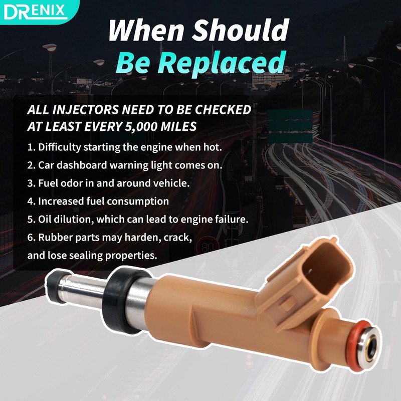 Fuel Injectors Fit For:/-Toyota Corolla 2009-2015 1.8L XRS Sedan 2.4L