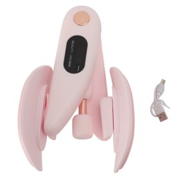 Pelvic Floor Exerciser Electric Inner Thigh Trainer Machine with Counter for Gym Fitness Pink