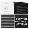HVAC OV 6 x 6 Inch (Opening Size) Black Galvanized