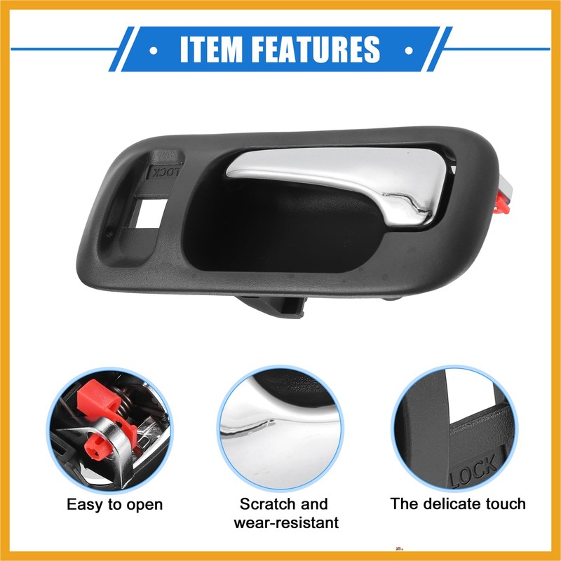 Partuto Automotive Front Left Driver Side Interior Door Handle Compatible