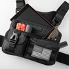 Fitdom Tactical Inspired Sports Utility Chest Pack. Chest Bag For