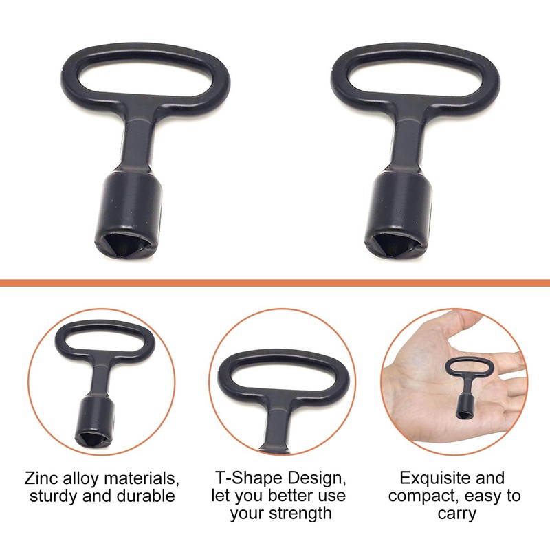 ShiWuYou Pack of 2 triangular keys, triangular keys, triangular key