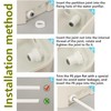 Qrity 1 Set Bulkhead Fitting, Water Filter Fitting, 1/4 Inch