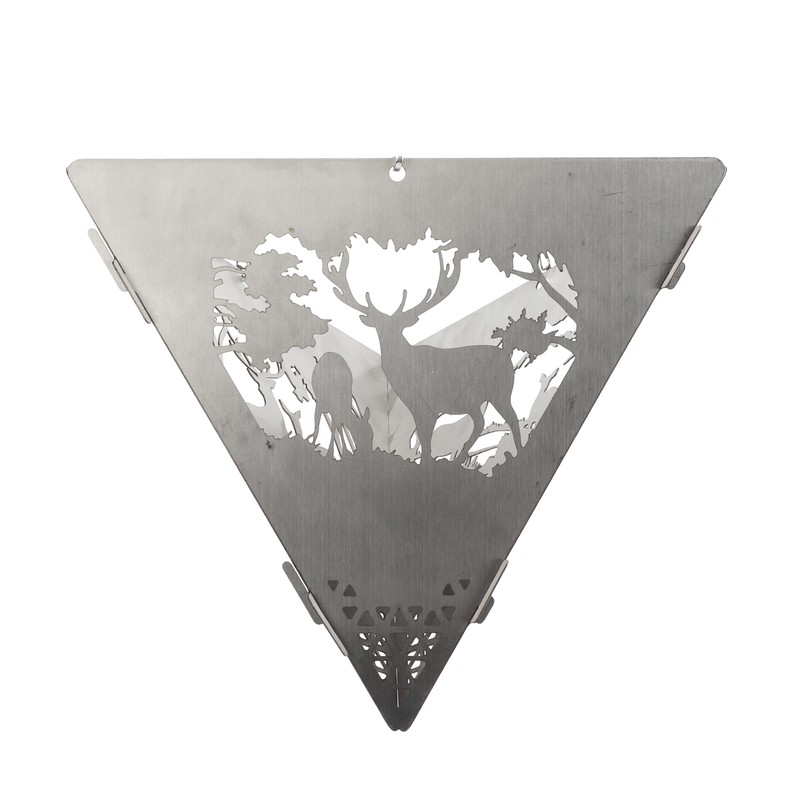 Triangular Campfire Grill Hanger Outdoor Portable Reindeer Bonfire Fire Pit