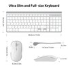 J JOYACCESS Wireless Keyboard and Mouse, Slim Wireless Keyboard Mouse
