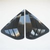 NEOLVZT New Racing Rear Quarter Window Louvers Scoops Shades Blinds