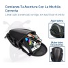 Hanylish 2 Mochilas Motocicleta Maleta Trasera De Moto Impermeable