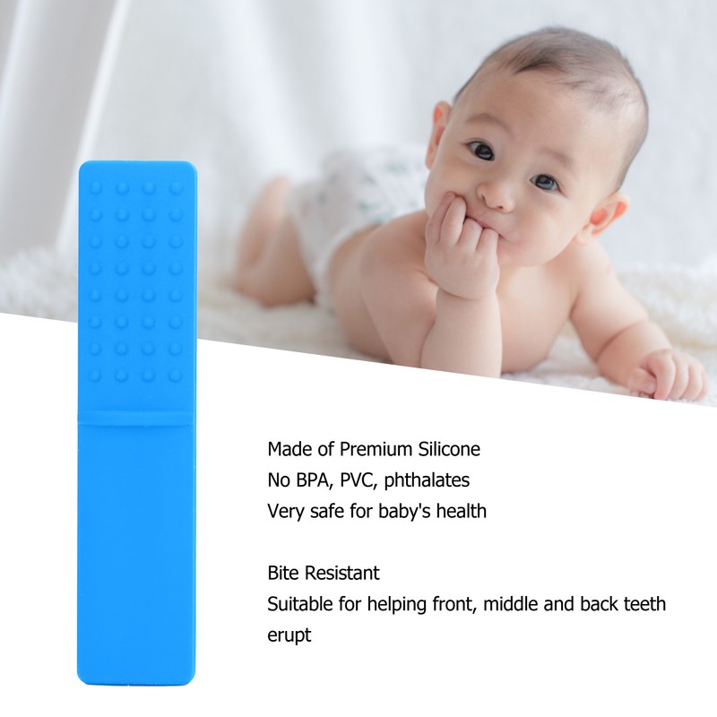 Baby Teething Toy Freezable Boilable BPA Free Silicone Infant Teether
