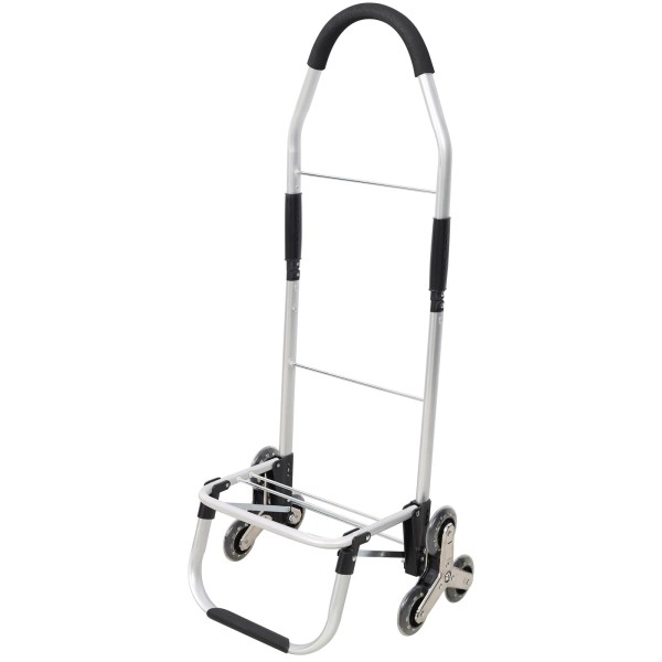 Foldable Black Shopping Trolley Cart with Waterproof Bag and Triangular