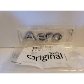 Saab NEW OEM  Saab 9-3 Rear Trunk Boot Aero Badge Emblem 5142559