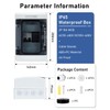 DIHOOL Outdoor Breaker Box, 15 Amp Miniature Circuit Breaker with