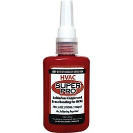 Compatible Solderless Bonding for Copper Brass Aluminum Kit for HVAC Super Pro Highside 32098