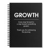 WUUCKOO Growth Blank 80 Sheets 160 Pages Spiral Notebook, Funny