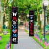 Blulu 2 Pcs 4Th Of July Banners For Outside Welcome