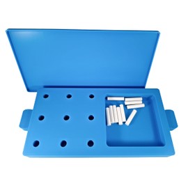 9 Pins Sustainable Plastic Occupational Therapy Nine Hole Peg Test Kit (9HPT) to Improve Dexterity, Skill Test
