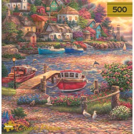Buffalo Games – Chuck Pinson - This Side of The Sea - 500 Piece Jigsaw Puzzle - Premium Gold Collection​ - Giftable Autumn Puzzles for Adults – Precision-Cut Pieces, Fall Artwork, Relaxing Fun