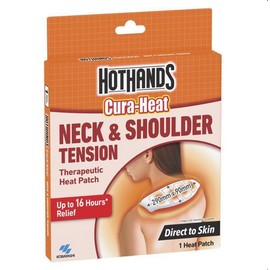 Hot Hands Cura Heat Neck And Shoulder Pain Patch 1 Pack