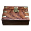 Gamekeepers Cottage gifts Belted Galloway Wooden Money Box Chest With