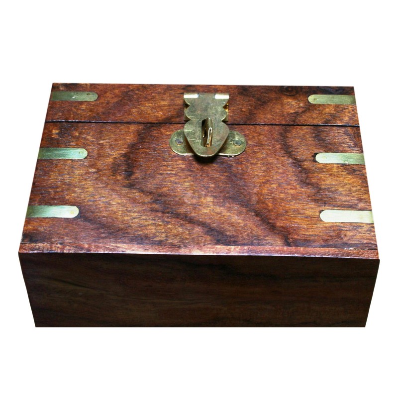 Gamekeepers Cottage gifts Belted Galloway Wooden Money Box Chest With