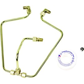 Old-Stf Brass Oil Line Kit for Shovelhead STFB66