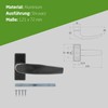 Amig - Set of 2 Rosette Handles for Doors |