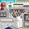 14 Sheets Breaker Panel Labels, 10 Electrical Box Catalog Labels