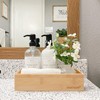 PRATIQUE Bamboo Drawer Organizer - Kitchen Utensil Organizer Silverware Tray