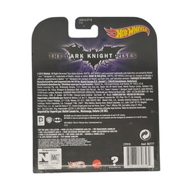 The Bat Vehicle "The Dark Knight Rises" Hot Wheels 2015 Retro Series 1/64 Die Cast Vehicle